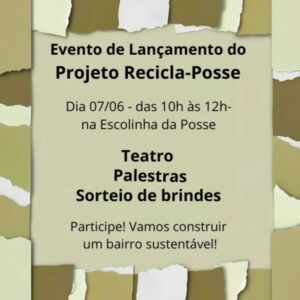 Dia 07-06 Projeto Recicla Terê na Posse em Teresópolis